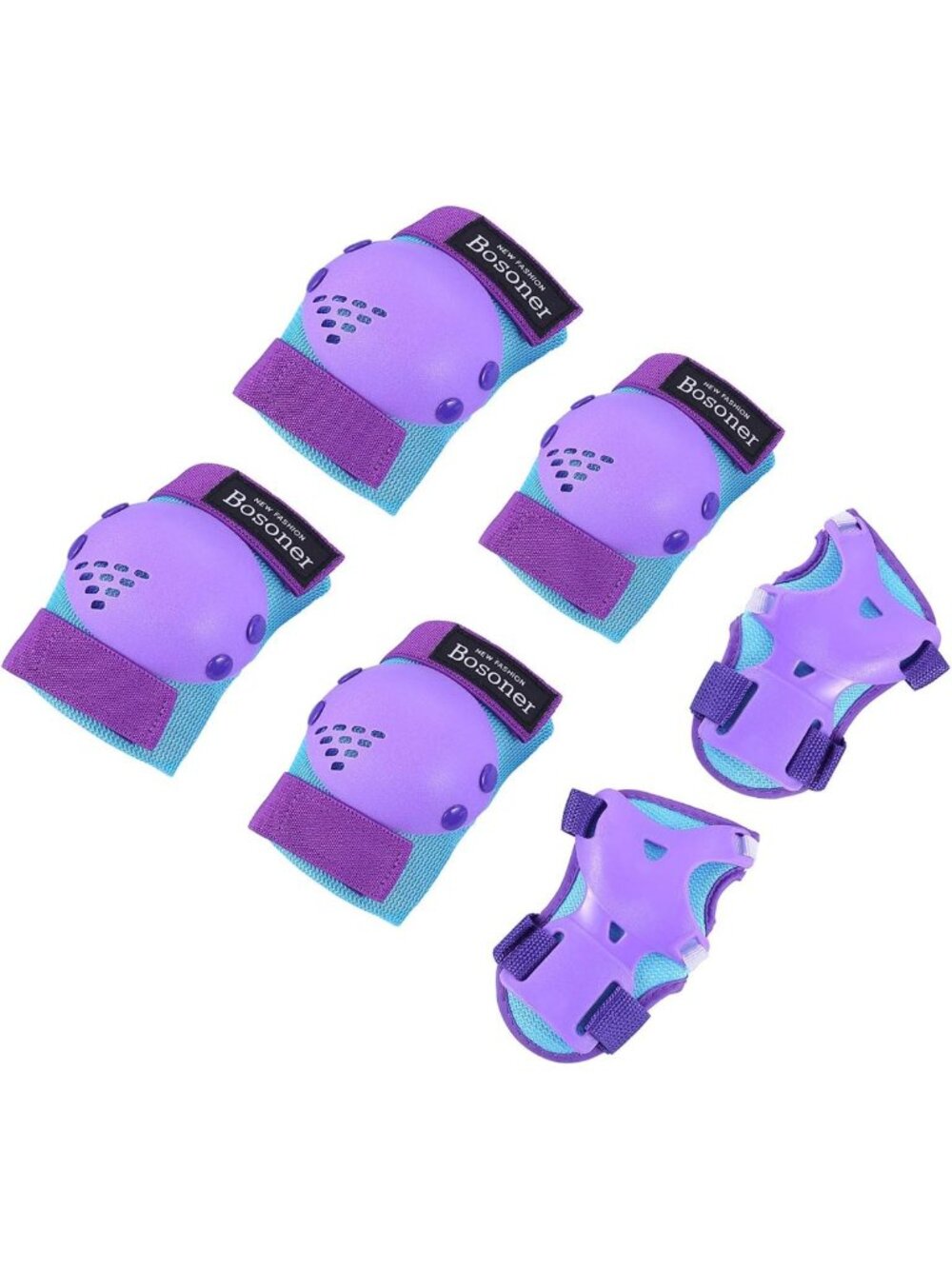 Kids Knee and Elbow Pads for Roller Skating, BMX, Cycling, Scooter, Inline